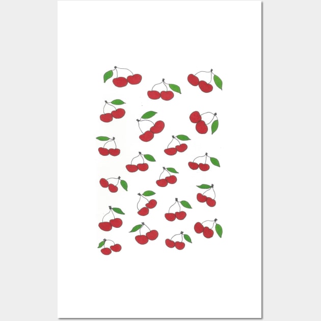 Wild Cherries Print Wall Art by DanielleGensler